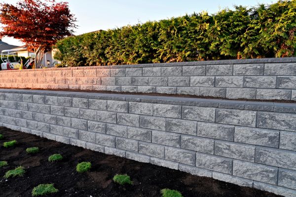 Concrete Retaining Wall Installation in Yukon