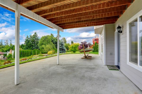Backyard Patio Installation in Yukon