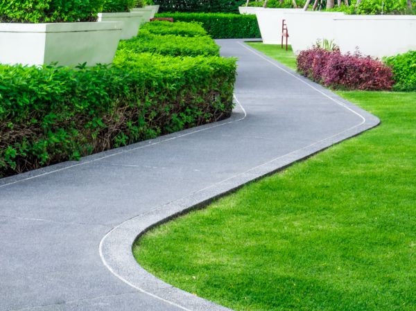 Walkway Curb Installation in Yukon