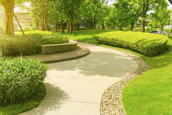 Cement Walkway Installation in Yukon