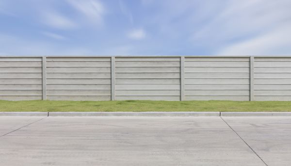 Concrete Fence Installation in Yukon