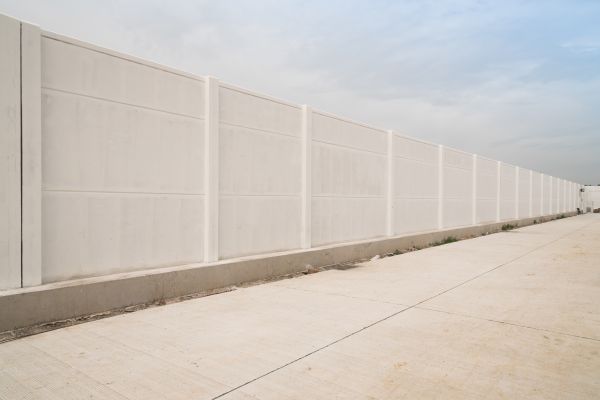 Concrete Fence Construction in Yukon