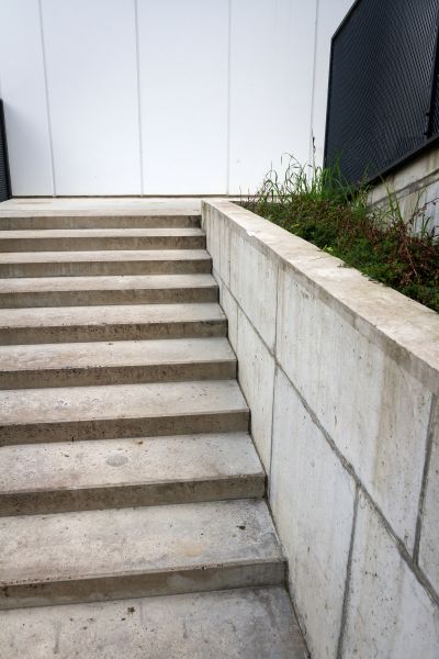 Cement Stair Installation in Yukon