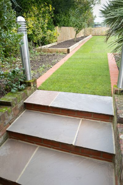 Backyard Steps Installation in Yukon