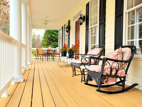 Front Porch Renovation in Yukon