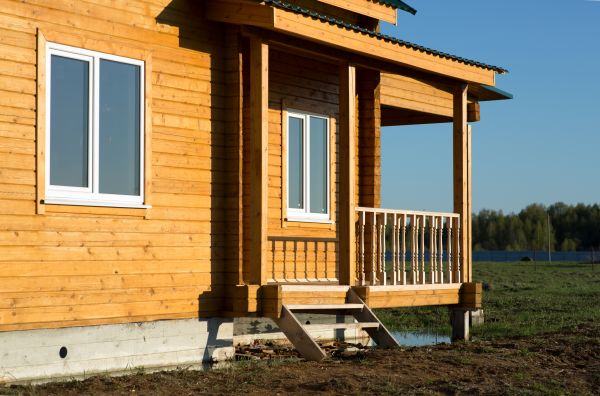 Cabin Footing Construction in Yukon