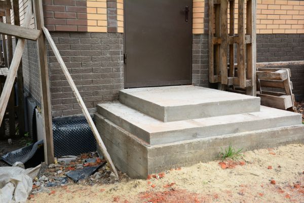 Cement Steps Construction in Yukon