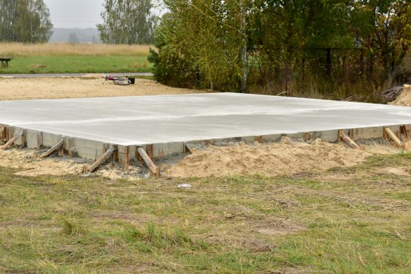 Garage Foundation Building in Yukon