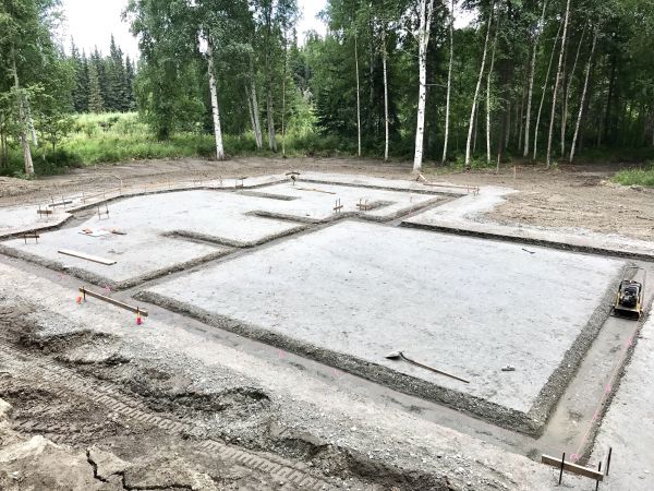 Foundation Footer Installation in Yukon