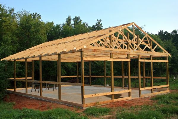 Barn Pad Installation in Yukon