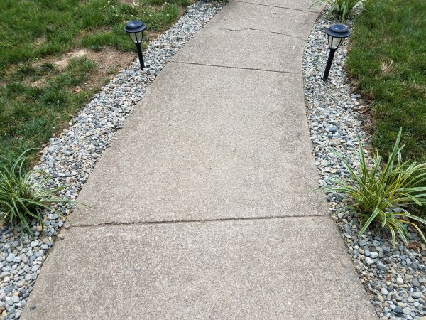 Cement Path Construction in Yukon