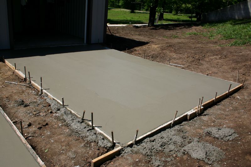 Garage Slab Installation detail